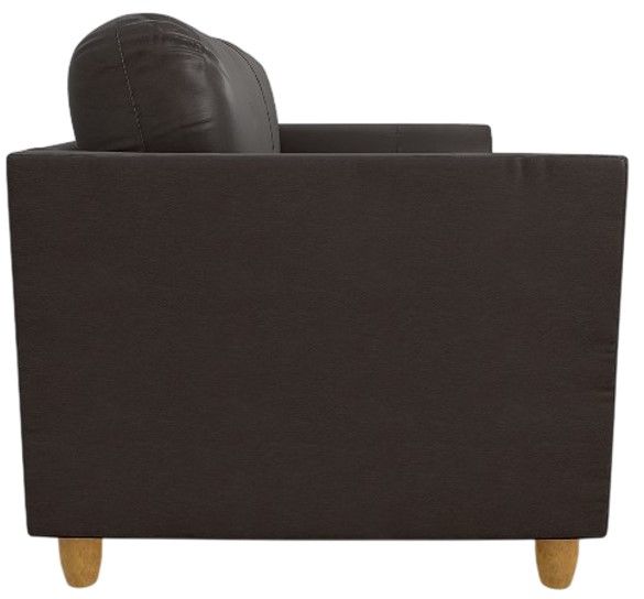 Best® Home Furnishings Customizable Bayment Leather Chair and a Half with Honey Birch Legs-2