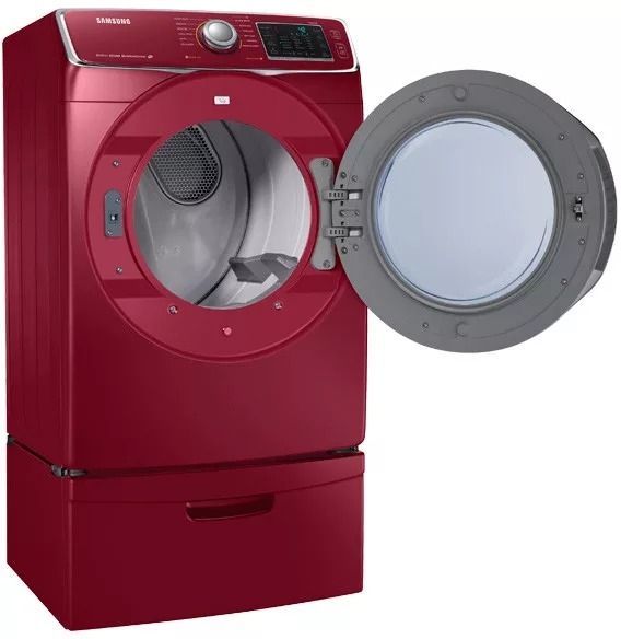 Samsung 7.5 Cu. Ft. Merlot Electric Dryer-3