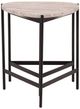 Dovetail Furniture Corwin Natural Nesting Tables with Black Base-2