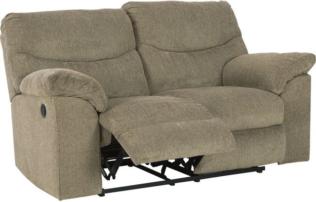 Signature Design by Ashley® Alphons Briar Reclining Loveseat-1