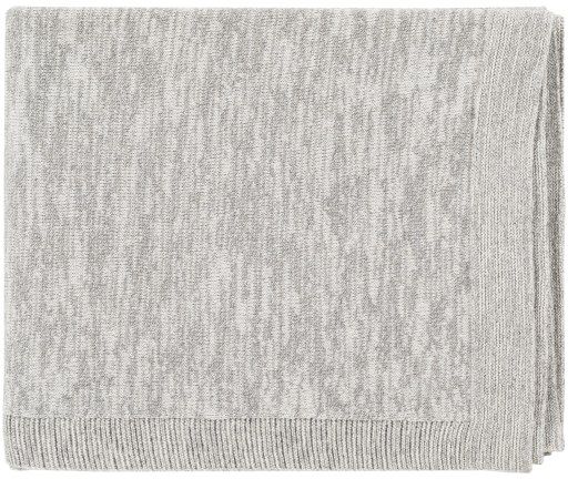 Surya Tremolo Light Gray 50"x60" Throw Blanket-0