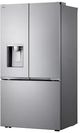 LG 36" 24 Cu. Ft. Stainless Steel Built In French Door Refrigerator with Zero Clearance™-3