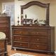 Furniture of America® Mandeville Brown Cherry Dresser-1