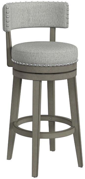 HH2 Home Lawton Gray Bar Stool-0