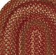 Capel Rugs Homecoming Rosewood Red 5' x 8' Oval Rug-1