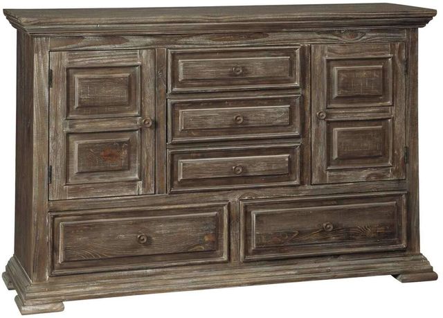 Signature Design by Ashley® Wyndahl 2-Piece Brown California King Panel Bed Set-2