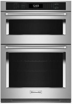 KitchenAid® 30" PrintShield Stainless Steel Oven/Microwave Combo Electric Wall Oven