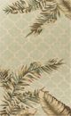 KAS Rugs Sparta Sage Tropical Mosaic 5'x8' Rug-0