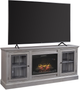 aspenhome® Churchill Smokey Grey 76" Fireplace Console-0