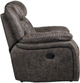 Mazin Furniture Madrona Dark Brown Glider Recliner-1