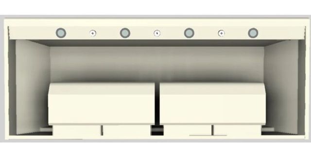 Vent-A-Hood® 60" Biscuit Wall Mounted Range Hood-3