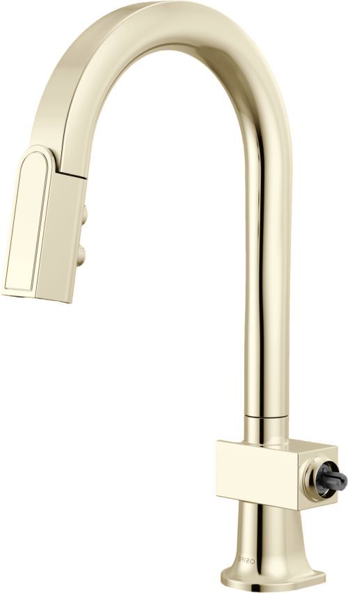 Brizo Frank Lloyd Wright® Brilliance® Polished Nickel Prep Faucet with Arc Spout-0