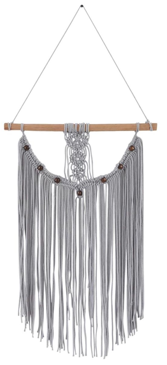 Deco Marche Gray 44” Macrame Wall Decor-2