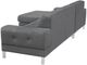 VIG Furniture Divani Casa Forli Gray Fabric Left-Arm Facing Sofa Sectional and Chaise-4