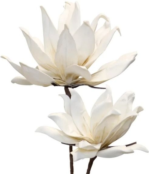 Harp & Finial® Lily Stem White Foam Floral-1