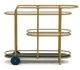 Sauder® Coral Cape® Satin Gold Bar Cart-2