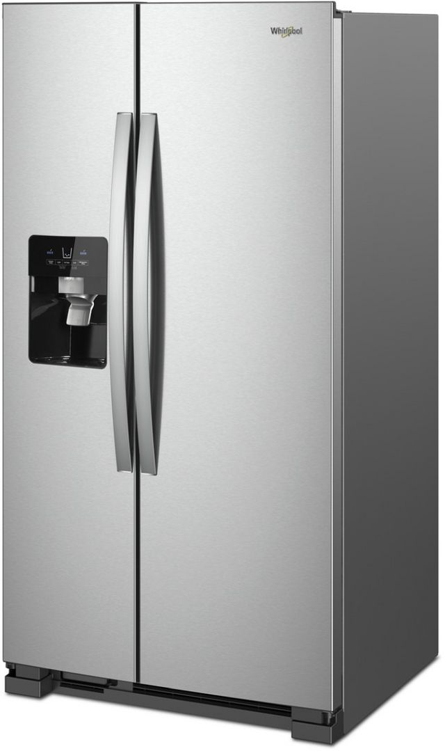 Réfrigérateur côte-à-côte de 36 po Whirlpool® de 24.6 pi³ - Acier inoxydable résistant aux traces de doigts-3