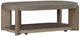 Liberty Furniture Affinity Gray Oval Cocktail Table with Dusty Taupe Base-0