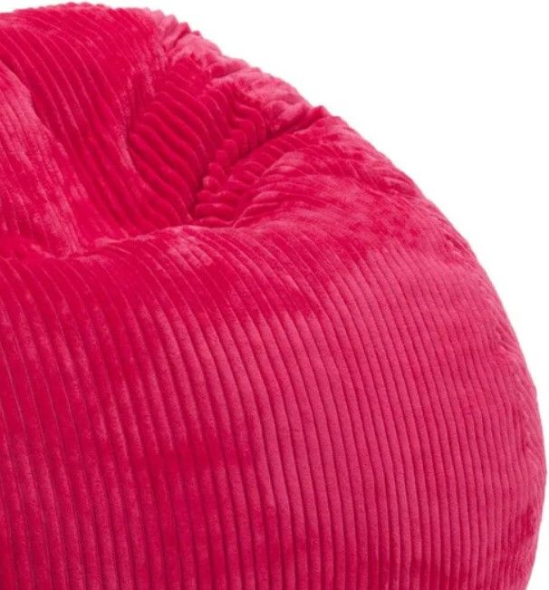 CordaRoy's® Fuchsia Plush Corduroy Full Bean Bag-1