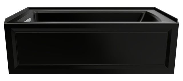  KOHLER® Archer® Black 72" x 36" Alcove Whirlpool Bath with Alcove - Left Drain-1