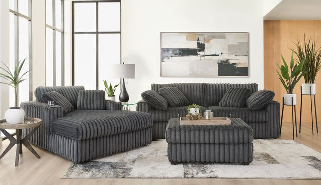 Hughes Furniture® 24550 Mondo Charcoal Theater Chaise-1