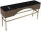 Fairfield® Dimitri Kafe Console Table with Galaxy Black Marble Top-3