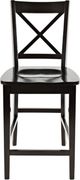 Jofran Inc. Simplicity Espresso X-Back Counter Stool-2