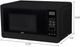 Avanti® 0.7 Cu. Ft. Black Countertop Microwave-5