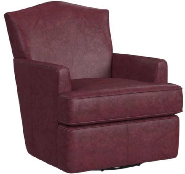 Flexsteel® Customizable Judge Leather Swivel Chair-0