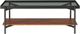 Riverside Furniture Lennox Black Cocktail Table with Rosewood Base-2