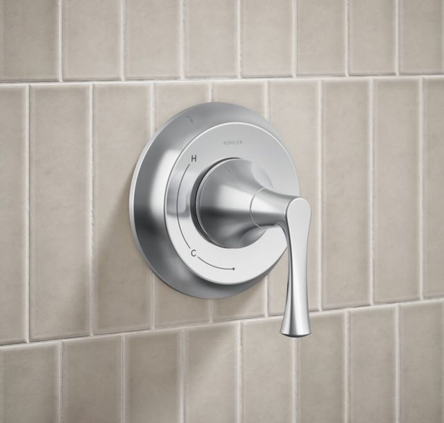 KOHLER® Buckley™ Rite-Temp® Polished Chrome Shower Trim Kit-3