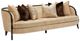 Michael Amini® Malibu Crest Beige/Dark Espresso Sofa-0