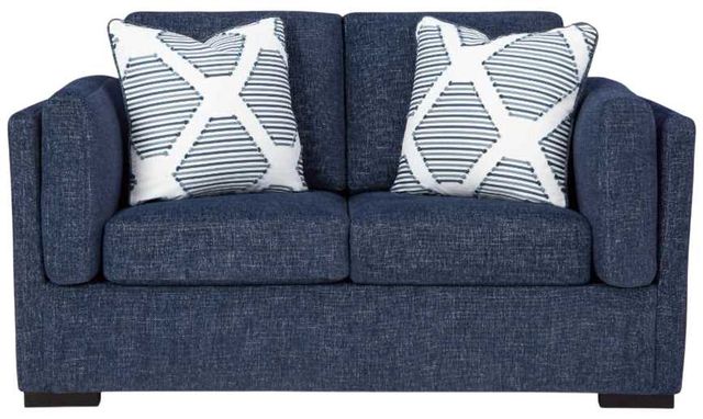 Benchcraft® Evansley Navy Loveseat-1