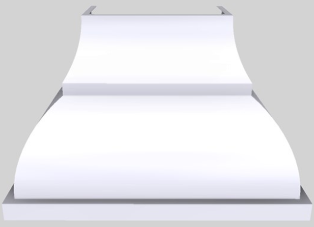 Vent-A-Hood® Designer Series 48" White Wall Mounted Range Hood-0