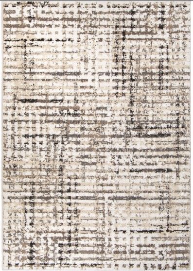 Orian Adagio Griddle White 5'x8' Area Rug-0