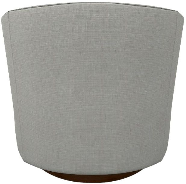 Best® Home Furnishings Customizable Ennely Swivel Barrel Chair with Dark Walnut Legs-4