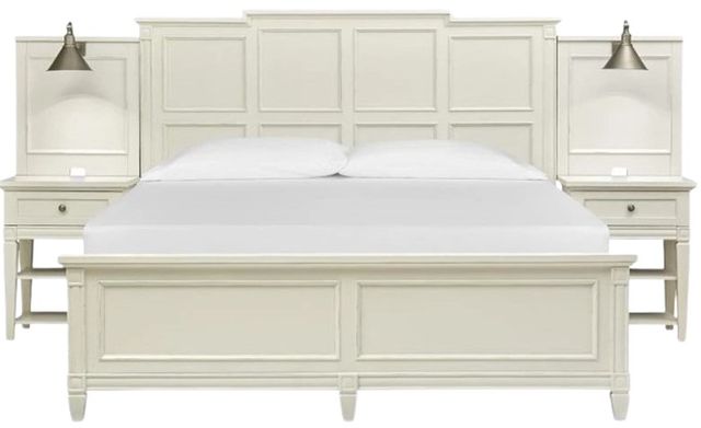 Magnussen Home® Willowbrook 3-Piece Egg Shell White California King Wall Bedroom Set-2