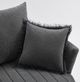 Furniture of America® Hoople Dark Gray Channel Tufted Swivel Chair-5