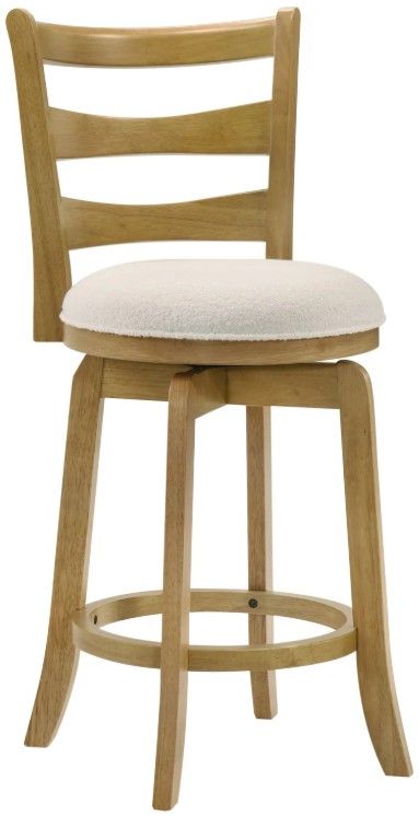 Armen Living Melindra Putty Brown/White Counter Stool-0