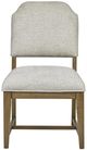 Bernards Tarrington Almond/Gray Upholstered Side Chair-2