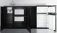 Summit® 72" Black and Stainless Steel All-In-One Kitchenette-5