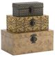 A & B Home Anthony Venetucci 3-Piece Brown Decorative Box Set-0