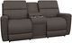 La-Z-Boy® Apollo Slate Leather Manual Reclining Loveseat with Console-0
