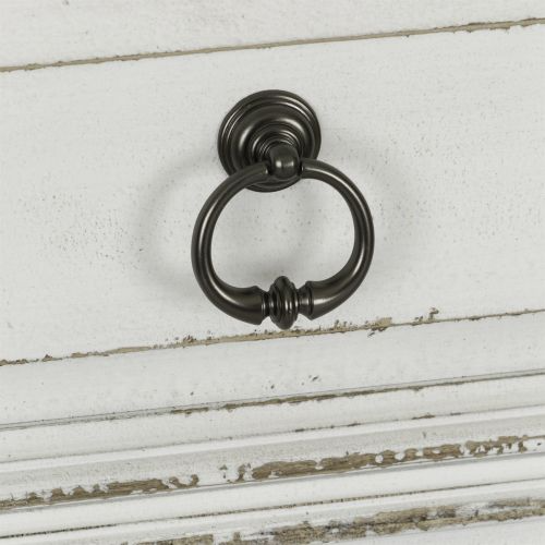 Liberty Furniture Abbey Park 4-Piece Antique White/Weathered Brown Queen Sleigh Bedroom Set-16
