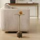 Uttermost® Verlin Brass Drink Table with Marble Base-1