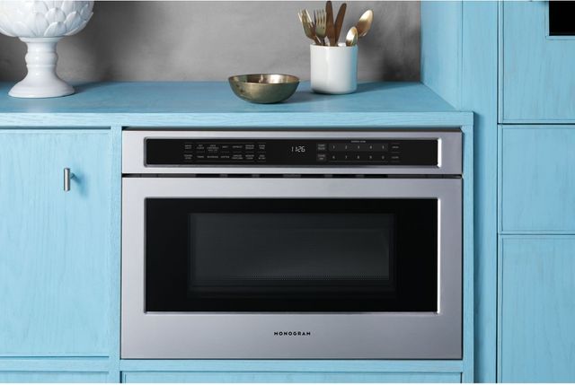 Monogram® 1.2 Cu. Ft. Stainless Steel Microwave Drawer-5