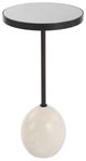 Uttermost® Odesa Mirrored Top Accent Table with Bronze/Latte Base-0