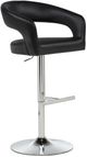 Coaster® Travia Black Upholstered Adjustable Bar Stool-0