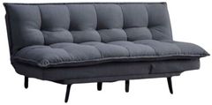 Milton Greens Stars Dark Gray Pillow Top Multi-Functional Click Clack Futon