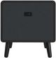 Elements International Halo Black Square Smart End Table-5